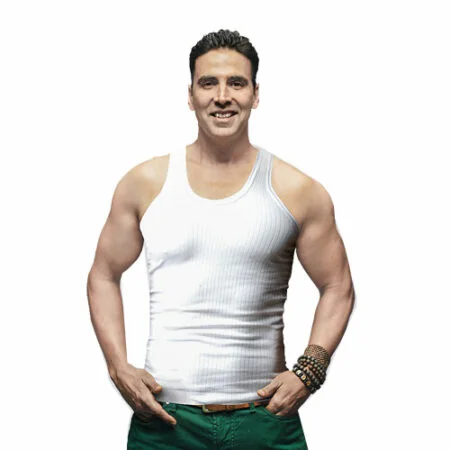 Dollar Hutch RN BVE 07 (White) (1Pcs) Man's Vest (80cm, 85cm, 90cm, 95cm, 100cm)
