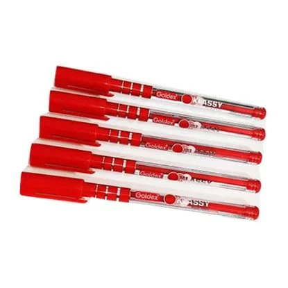 Goldex Klassy Ball Pen (Blue,Black,Red) (5 pcs) – DC Provide
