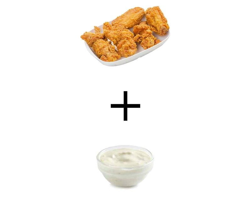 Six Fillet Chicken Meal (6 Chicken Fillet +Dip)