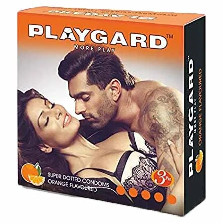 Playgard More Play Condom Orange Flavored (3 pieces)
