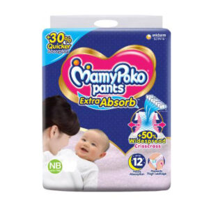 Mamy Poco Pants Extra Absorb NB Size Pants (34 Pants)