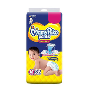 Mamy Poco Pants Extra Absorb M Size Pants (32 Pants)
