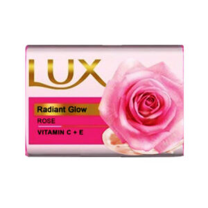 Lux Radiant Glow Rose Vitamin C+E Bathing Soap (4+1 Free)